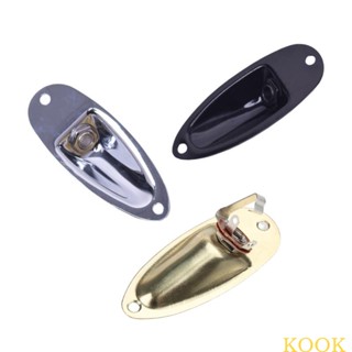 Kook ซ็อกเก็ตแจ็คกีตาร์ไฟฟ้า สําหรับ Fender Strat Boat - style Jack Plate 1