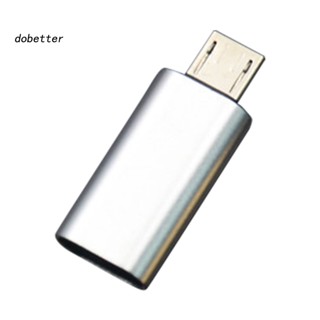 &lt;Dobetter&gt; ตัวแปลงข้อมูล OTG Type-C เป็น Micro USB อเนกประสงค์ ป้องกันการกัดกร่อน สําหรับ iPhone