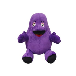 22CM GRIMACE Plush Doll Purple Eggplant Mcdonalds CollectionToys