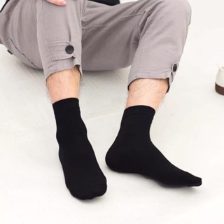 3 Pairs Big Size Cotton Socks(Size 40-45)