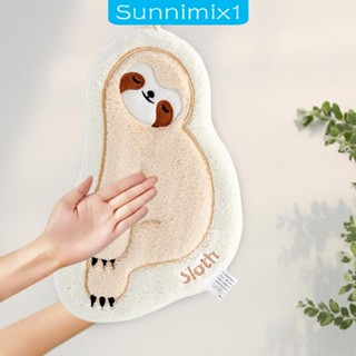 [Sunnimix1] ผ้าขนหนู แบบนิ่ม ลายสัตว์น่ารัก ดูดซับน้ําได้ดี สําหรับแขวนห้องน้ํา บ้านใหม่