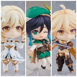 Gsc โมเดลฟิกเกอร์ Nendoroid Barbatos Genshin Impact Genshin Island Venti Aether Lumine Face ขนาด 10 ซม. เปลี่ยนได้