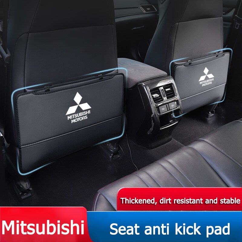แผ่นกันเปื้อนด้านหลังเบาะรถ แผ่นกันกระแทกเบาะรถยนต์ Mitsubishi Xpander Triton Lancer Evo Asx Mirage Outlander Grandis Pajero
