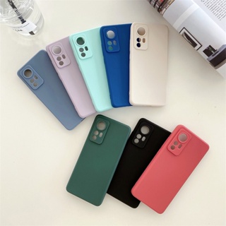 เคสโทรศัพท์ซิลิโคน TPU นิ่ม ขอบตรง เนื้อแมตต์ กันกระแทก สําหรับ Xiaomi 10 10S Pro Lite