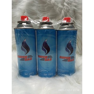 Gas ⛽SUPER GAS⛽🌟Premium GAS🌟แก๊สกระป๋อง ชนิดบิวเทน ขนาด 250 กรัม (พร้อมส่ง)