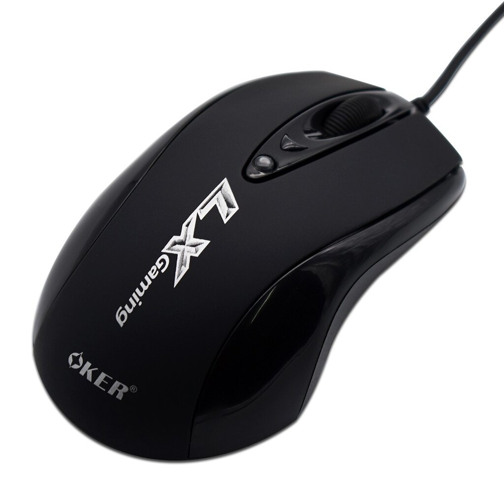 EOL OKER LX-305 BLACK GAMING-GRADE OPTICAL MOUSE รับประกัน 1ปี