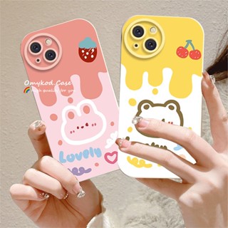 Omykod เคสป้องกันโทรศัพท์มือถือ ลายหมี สําหรับ Samsung S21 S20 FE S22 S21 S20 A54 4G Note 20 Plus M23 M33 M52 M53