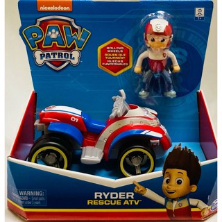 ฟิกเกอร์ Nicklelodeon Paw Patrol Ryder Rescue ATV ของเล่นสําหรับเด็ก