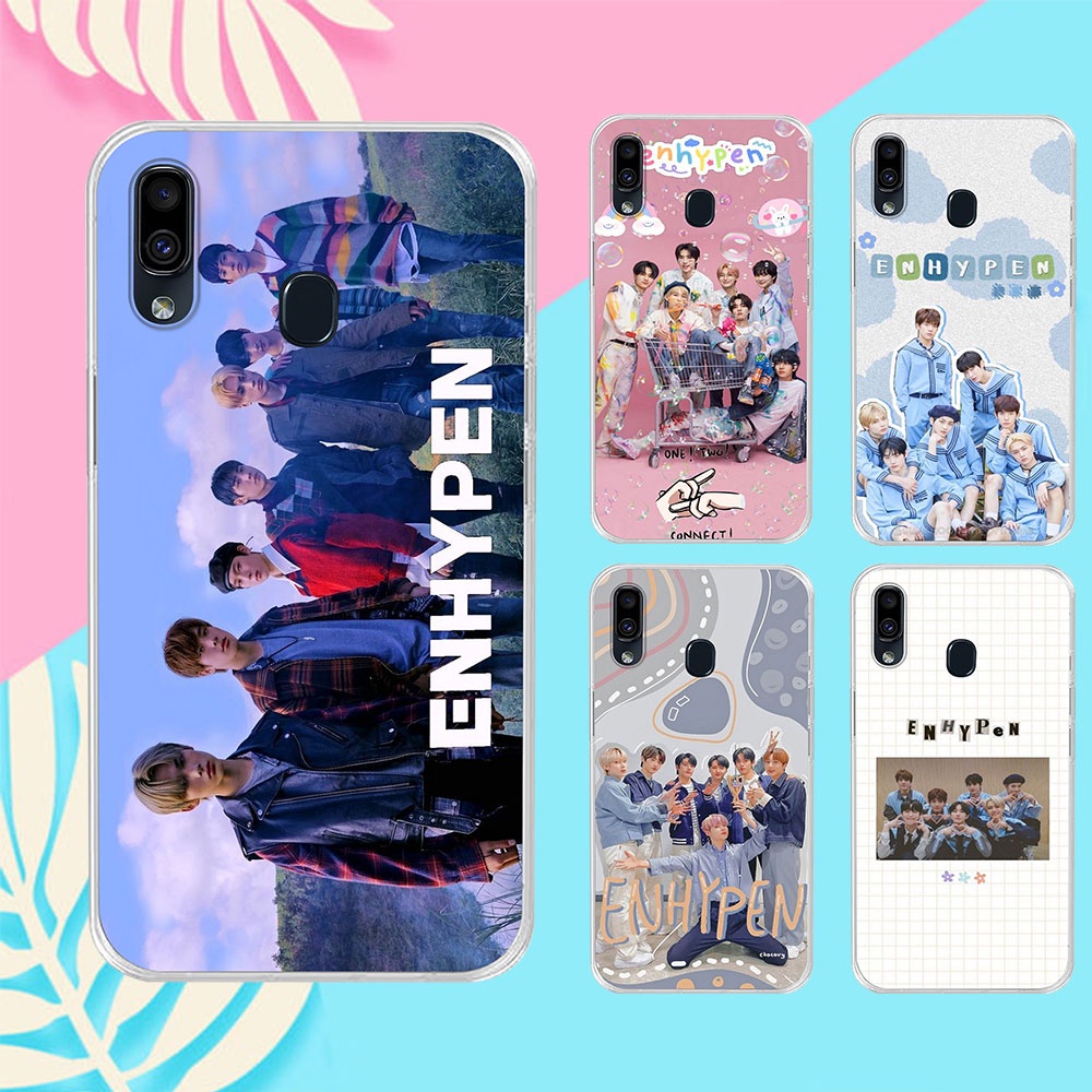 ปลอกโทรศัพท์ภาพวาดโปร่งใส Moto Z Play Z2 Play G5 Plus G50 G51 G5S Plus 2JGV ENHYPEN
