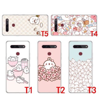 เคสโทรศัพท์มือถือแบบนิ่ม ลาย molang น่ารัก 35A สําหรับ Infinix Zero 8 X687 8i Hot 10 Lite X657 Smart 5 X655 X655C Hot 9 Pro Play X680 10i X682