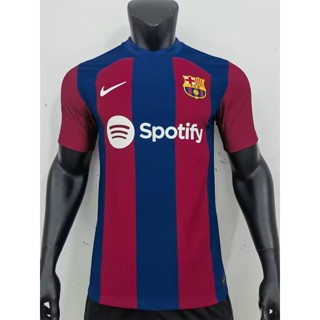 [Player Version] 2324 ใหม่ Barcelona เสื้อยืดแขนสั้น คุณภาพสูง