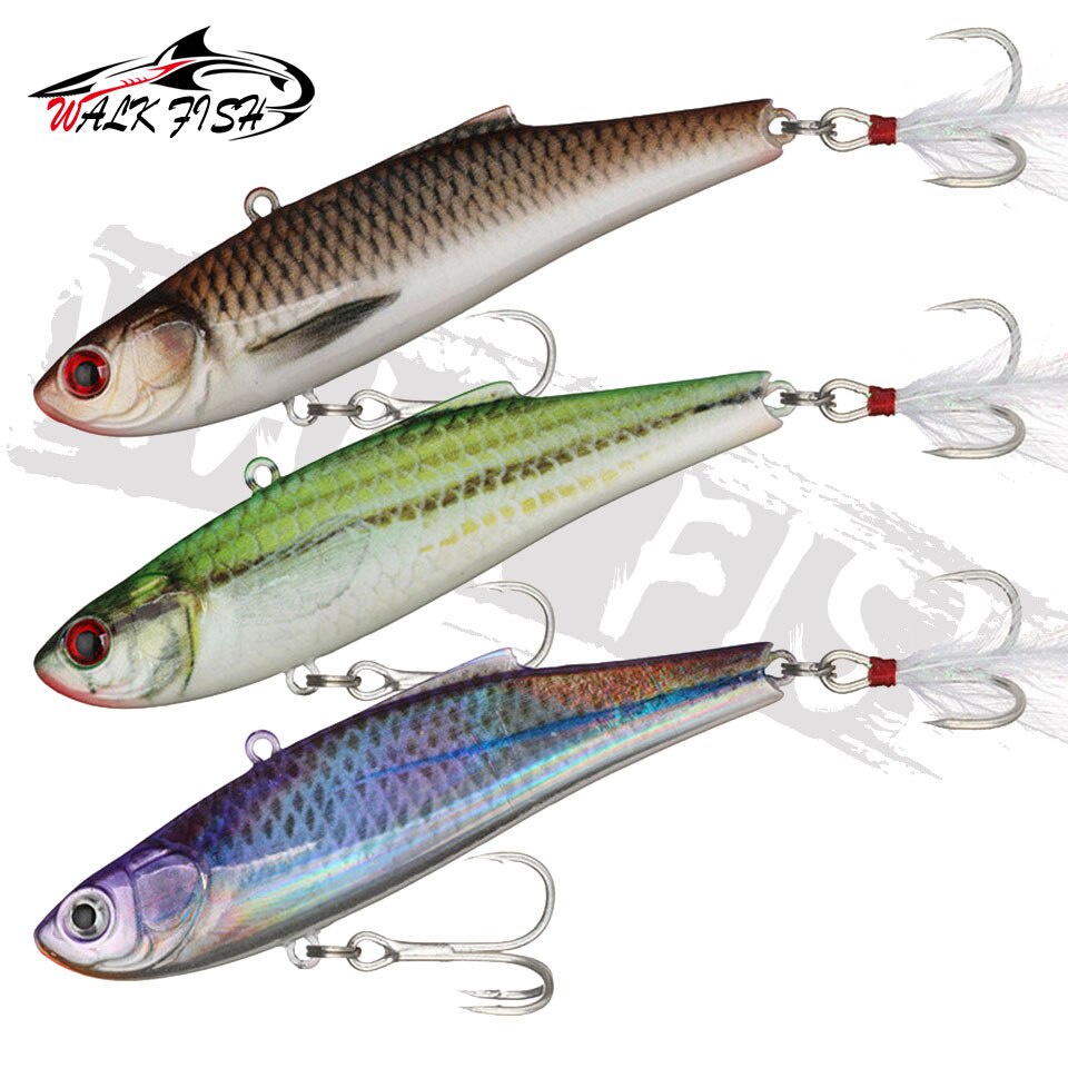 Walk FISH เหยื่อตกปลาประดิษฐ์ VIB 9 ซม. 20 กรัม — صورة 6