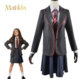 ชุดเครื่องแต่งกายคอสเพลย์ ภาพยนตร์ Roald Dahls Matilda the Musical สําหรับผู้ใหญ่ และผู้หญิง เหมาะกับงานปาร์ตี้ฮาโลวีน