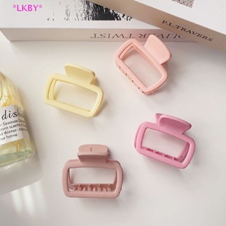 Luckybabys&gt; กิ๊บติดผม ทรงสี่เหลี่ยม ลายฉลาม สไตล์เกาหลี หรูหรา เครื่องประดับ สําหรับผู้หญิง