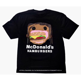 TOP CT☄☊เสื้อยืดtravis scott mcdonald’s t-shirts