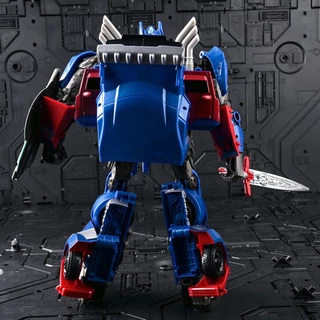 หุ่นยนต์แปลงร่างของเล่น Optimus Prime รถโลหะผสมภาพยนตร์อะนิเมะแอ็คชั่นรูปเด็กรถเสียรูปรุ่นของเล่นเด็กของขวัญเด็ก