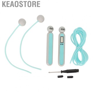 Keaostore Cordless Jump Rope  360 Degree Rotation Length Adjustable Jump Rope Digital  for Gym