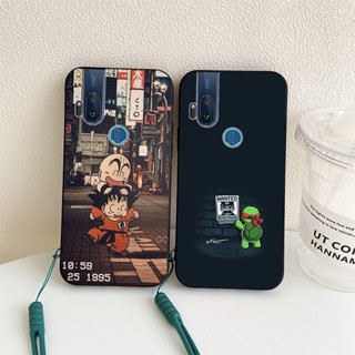 เคสโทรศัพท์มือถือ ลายการ์ตูนปิกาจู พร้อมสายคล้อง สําหรับ Motorola Moto One Hyper