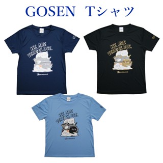 Gosen Takami เสื้อกีฬาแบดมินตัน แขนสั้น ผ้าฝ้าย พิมพ์ลาย แฟชั่น สําหรับทุกเพศ