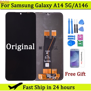 ชุดประกอบหน้าจอสัมผัส LCD สําหรับ Samsung Galaxy A14 5G A146 A14 A146B SM-A146P