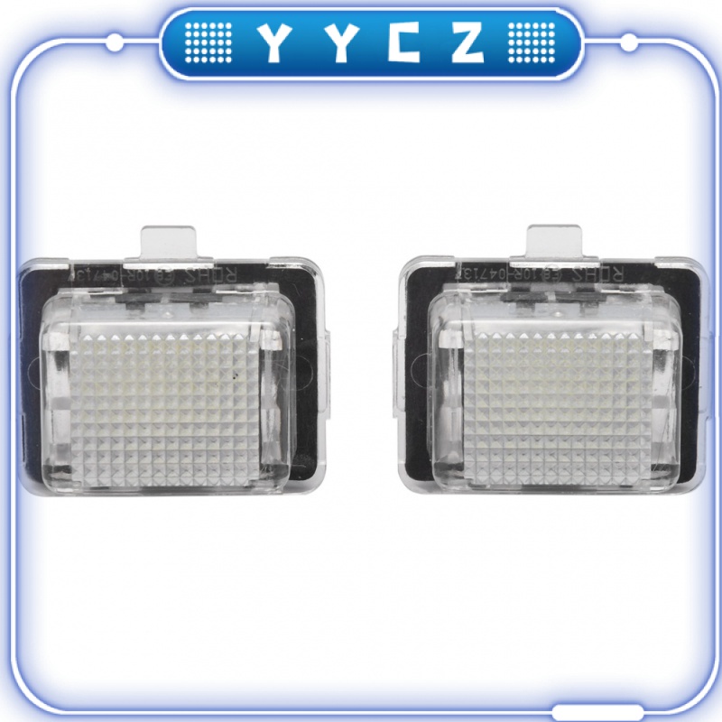 หลอดไฟ Led 18 Smd สําหรับติดป้ายทะเบียนรถยนต์ Medis Mercedes-Benz W204 W221 W212 W216