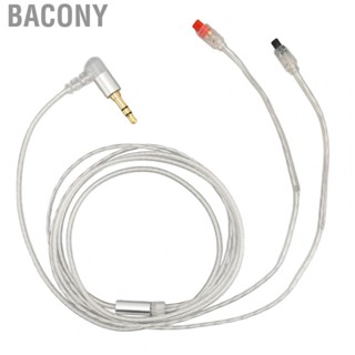 Bacony Headphone Upgrade Cable  Headphone Cable 3.5mm Plug 3.9ft Silver Coated Copper Wire Professional  for ATH IM04 for IM01 for IM50