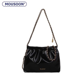 MOUSOON กระเป๋าโท้ทผู้หญิงสไตล์หอม ใหม่ commuter chain armpit bag ความจุสูง