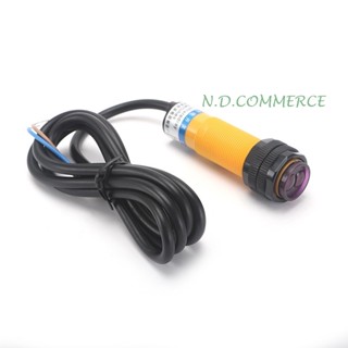 ถูก! M18 10ซม.การตรวจจับ NPN NC E3F-DS10C2 Diffuse Reflective กระบอกเครื่องขยายเสียง Photoelectric Sensor