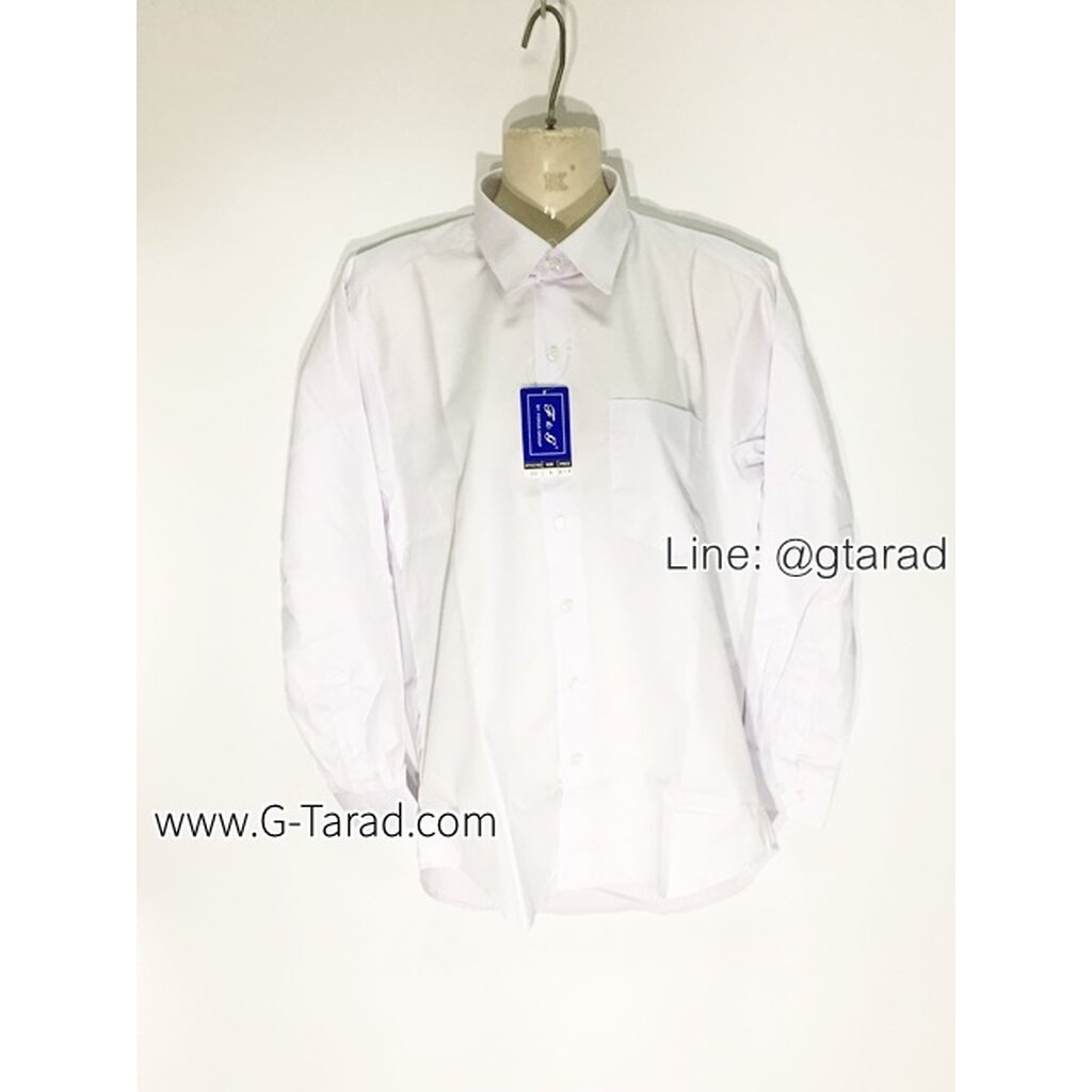 Fokus No.111 เสื้อเชิ๊ตแขนยาวสีขาว