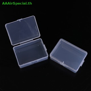 Aaairspecial กล่องพลาสติกใส ทรงสี่เหลี่ยมผืนผ้า สําหรับใส่เครื่องประดับ 10 ชิ้น