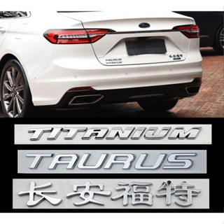 ใหม่ สติกเกอร์ ลายตัวอักษรภาษาอังกฤษ TAURUS V6TITANIUM สําหรับ Ford TAURUS