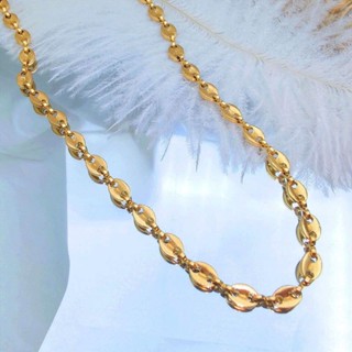 สินค้ายอดนิยม สร้อยคอโซ่เหล็กไทเทเนียม ทอง 18K คุณภาพสูง ของขวัญ สําหรับกระดูกไหปลาร้า