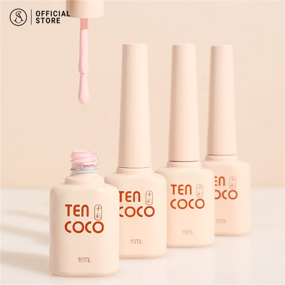 TenCoCo สีทาเล็บเจล ขวดบอกสี 15ml สีเจล UV/LED ชนิดต้องอบ 60สี (10-60), NEW ​พร้อม​ส่ง สีเจลทาเล็บ​ สีสุขภาพดี ขนาด 8ml ทุก​สีคุณภาพแน่นชัดสวย สุดคุ้ม ต้อง​ใช้​เครื่องอบ​