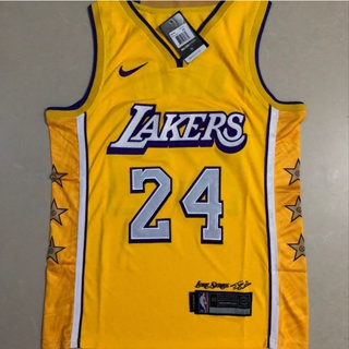 เสื้อกีฬาบาสเก็ตบอล ปักลาย NBA Los Angeles Lakers Kobe Bryant Bayern Jersey AU 439467