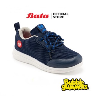 Bata บาจา Bubble Gummers รองเท้าผ้าใบ สนีคเกอร์  สำหรับเด็กผู้ชาย รุ่น PLAYMAX สีกรมท่า รหัส 3419657