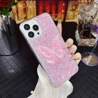 เคสโทรศัพท์มือถือ แบบนิ่ม ลายผีเสื้อ สําหรับ Realme C33 C30 C30S C35 C21 C20 C11 2021 C15 C2 V15