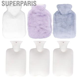 Superparis Hot Water Bag  Warm Water Bag Double Insert Pocket  for Home