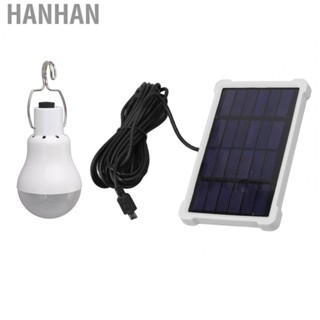 Hanhan Solar Bulb Light ABS And PC 150LM White Light Solar Camping Lamp For Fishi H