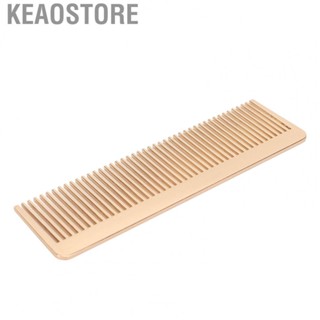 Keaostore Hair Comb Mini Wide  Styling Zinc Alloy Portable Beard Comb for Home Salon Golden Beard Styling Brush