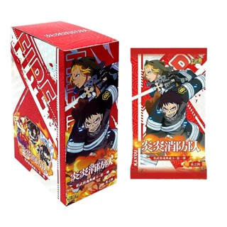 New fire force anime card game booster toy Christmas gift for kids