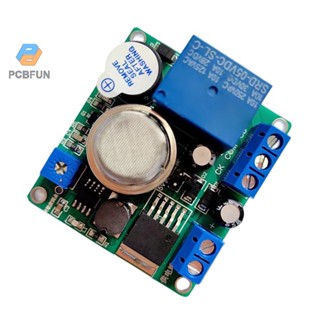 Pcbfun Mq-2 บอร์ดเซนเซอร์ควบคุมควันแก๊ส และควัน แบบอนาล็อก Dc 5-30v Mq-2