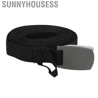 Sunnyhousess Kayak Tie Downs Strap  Heavy Duty Convenient Car Roof Rack Strap 11.8ft Long 1 inch Wide Quick Release Black  for Truck for Luggage