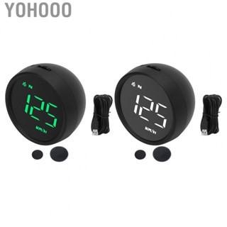 Yohooo 2.6in HUD Display  Speedometer Multiple Function Overspeed Fatigue Driving Reminder for Car Motorcycle SUV Van RV Bus