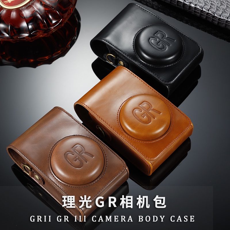 Ricoh GR3 กล้อง PU หนังกล้องสําหรับ Ricoh GR GR GR2 GR3 GR3X GRII GRIII กรณีป้องกัน