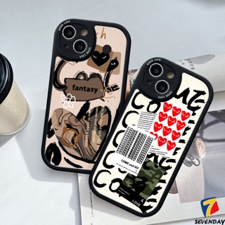 เคสโทรศัพท์มือถือ ลายกราฟฟิตี้หัวใจ Comme des Garcons สําหรับ Redmi 9T 10 K40s 10C 9C 12C 9A 10A A1 9 Redmi Note 10Pro 8 9 9Pro 11s 10 11 10s 9s Poco X3 NFC Pro M3 Poco F4 Mi 12 11 Lite 11T