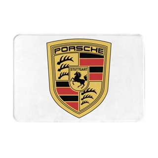 Porsche พร้อมส่ง พรมเช็ดเท้า ผ้าสักหลาด กันลื่น ดูดซับน้ํา แห้งเร็ว 16x24 นิ้ว สําหรับห้องน้ํา