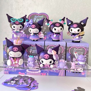 Sanrio Kuromi Troublemaker Alliance Series Blind Box Cute Kawaii Anime Figure Mystery Bag Birthday Christmas Gifts Anniversary