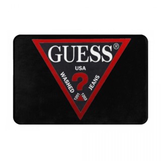 Guess พรมเช็ดเท้า ผ้าสักหลาด กันลื่น ดูดซับน้ํา แห้งเร็ว 16x24 นิ้ว สําหรับห้องน้ํา