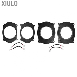 Xiulo car accessories automobiles  6.5inch Black Door Speaker Adapter Spacer Rings with 2 Wire Harness Replacement for Corolla