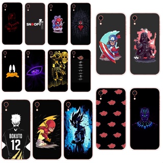 H2 Apple Iphone xr เคส TPU นิ่ม ซิลิโคน ป้องกัน เคสโทรศัพท์ เคสโทรศัพท์ สีดํา